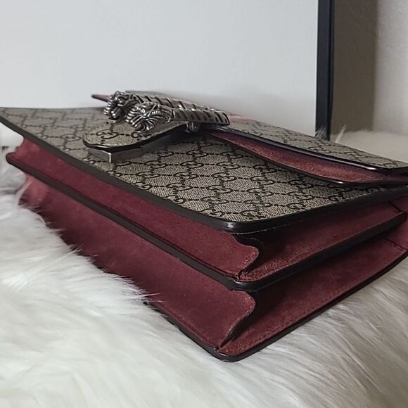 💯Authentic Gucci Dionysus GG Blooms Shoulder Bag- GM Size 🍀 - Picture 4 of 17